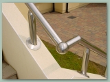 Stainless Handrail on Wall
