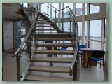Curved Stainless Stairs