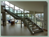 Curved Stainless Stairs Timber Steps