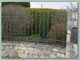 Curved Wrought Iron Railing