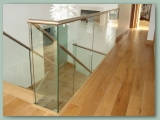 Stainless and Glass Balustrade to landing